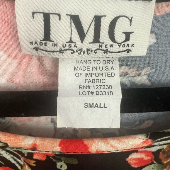 Vintage TMG Floral Print Maxi Dress - Picture 3 of 5